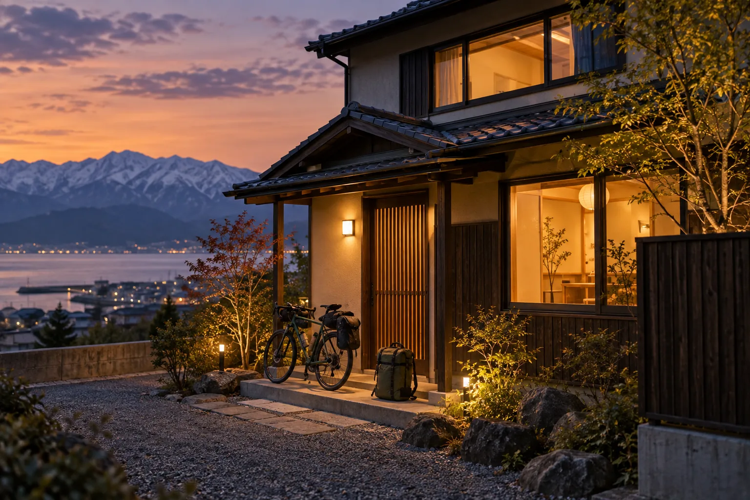 旅の拠点となる一棟貸し宿の参考イメージ